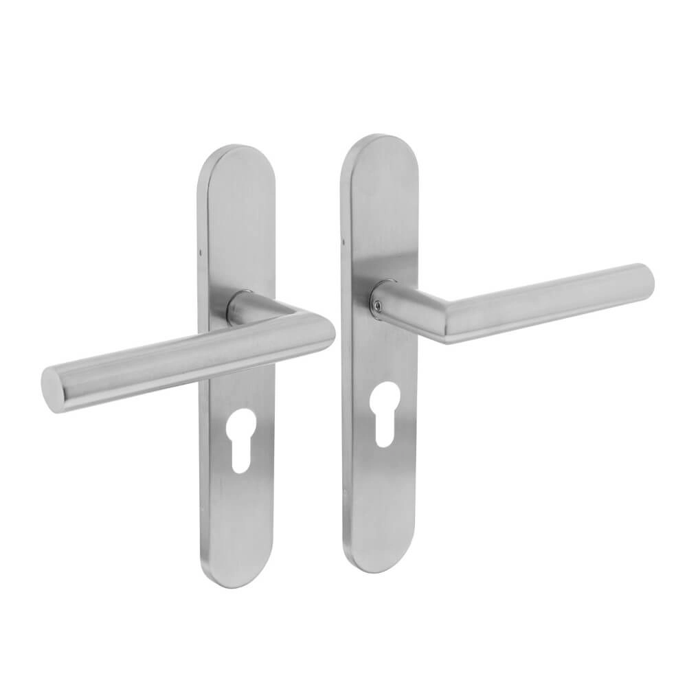 Tight door handle Hoek 90 PC 55mm stainless steel