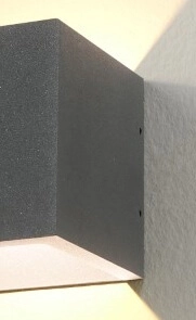 Anthracite wall spot Cube Artdelight 8719831736065