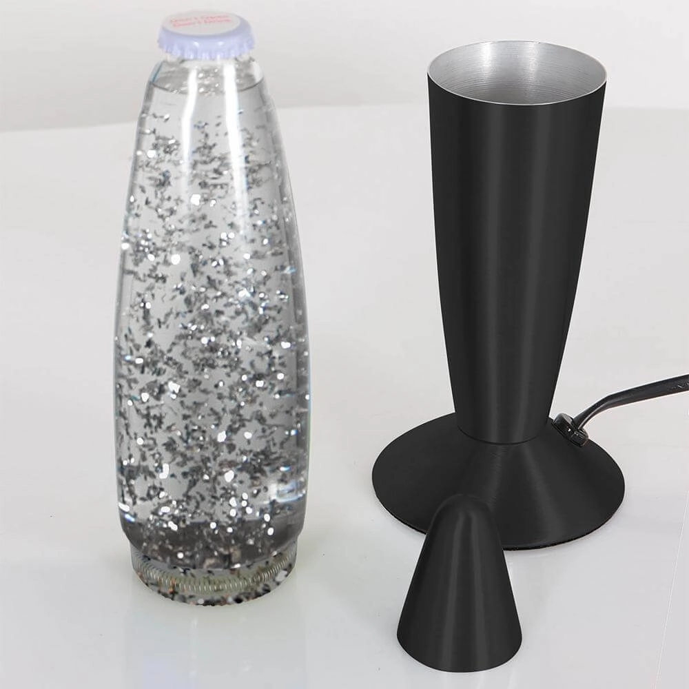 Lava lamp Volcan black Steinhauer 8712746177657