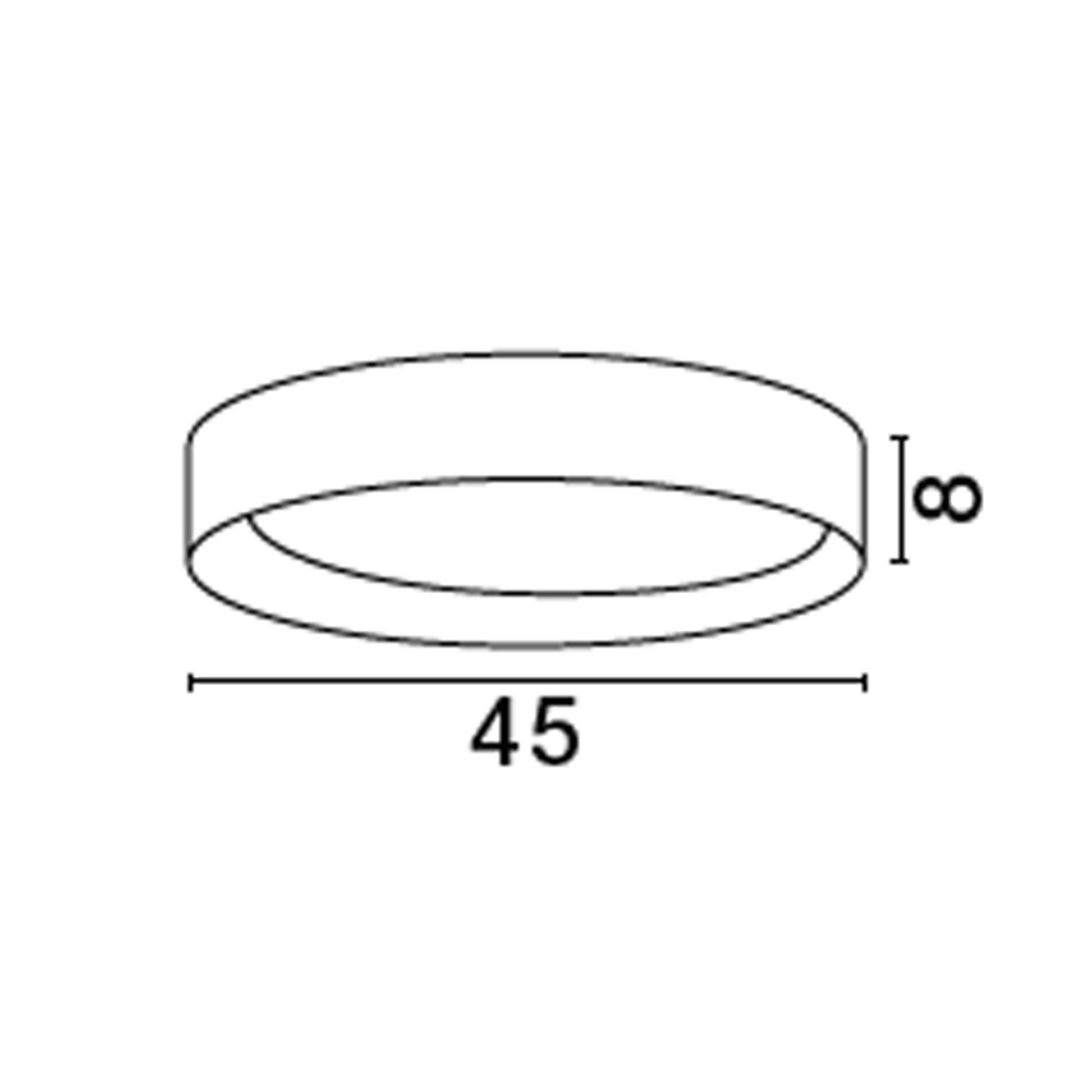 Ceiling lamp Stake white Ø 45cm Lyora 5212017445926