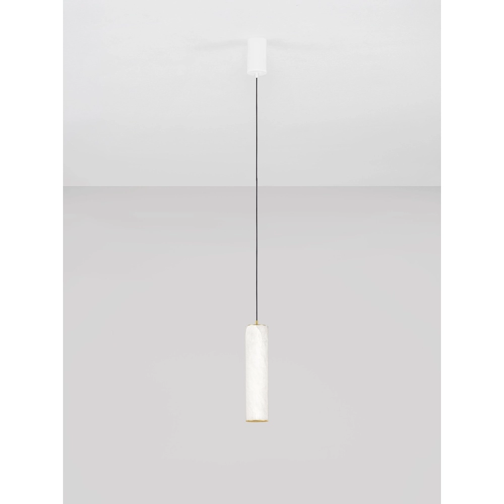 Pendant lamp Diletto Gold with white Lyora 5212063503229