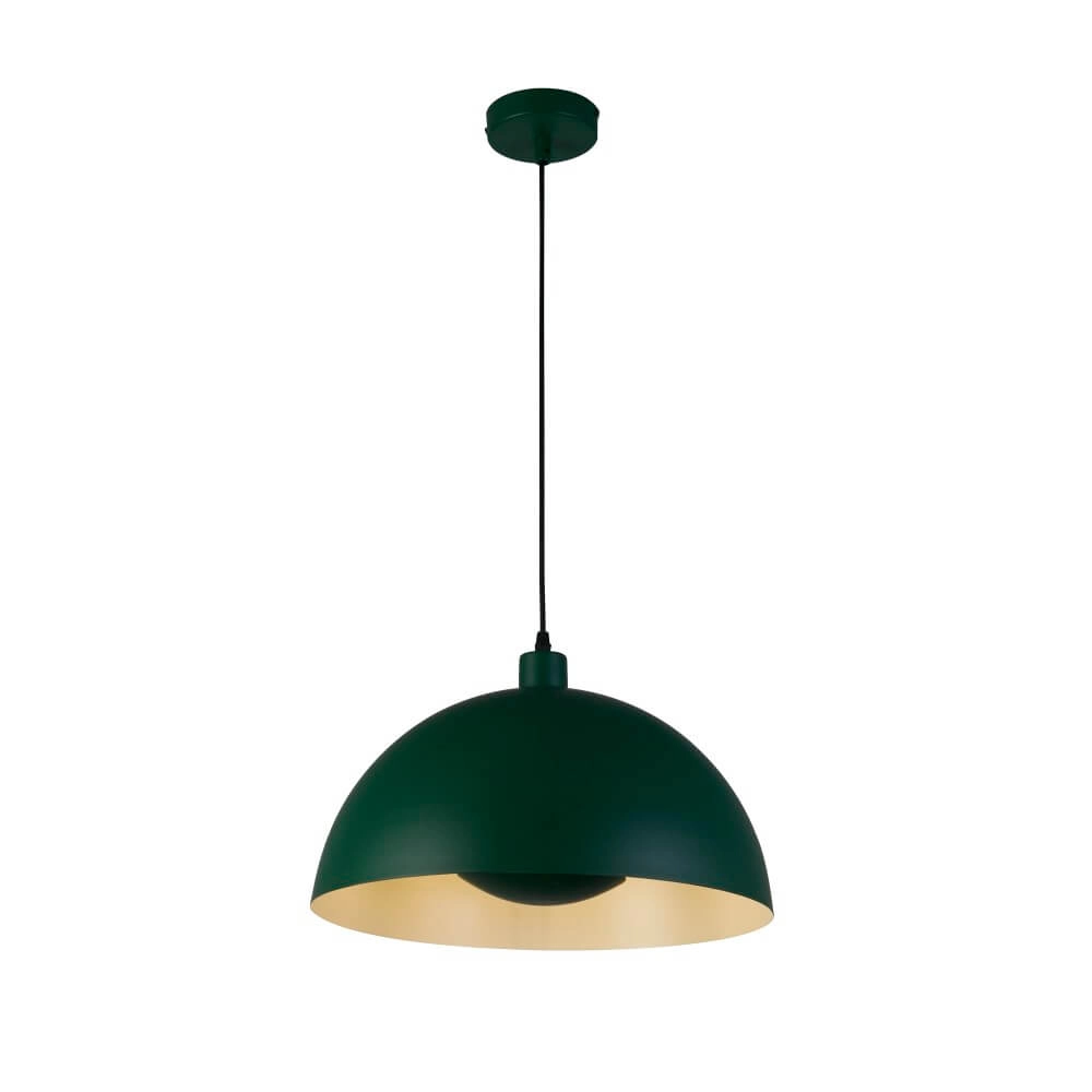 Green pendant lamp Mars Shade 20cm high