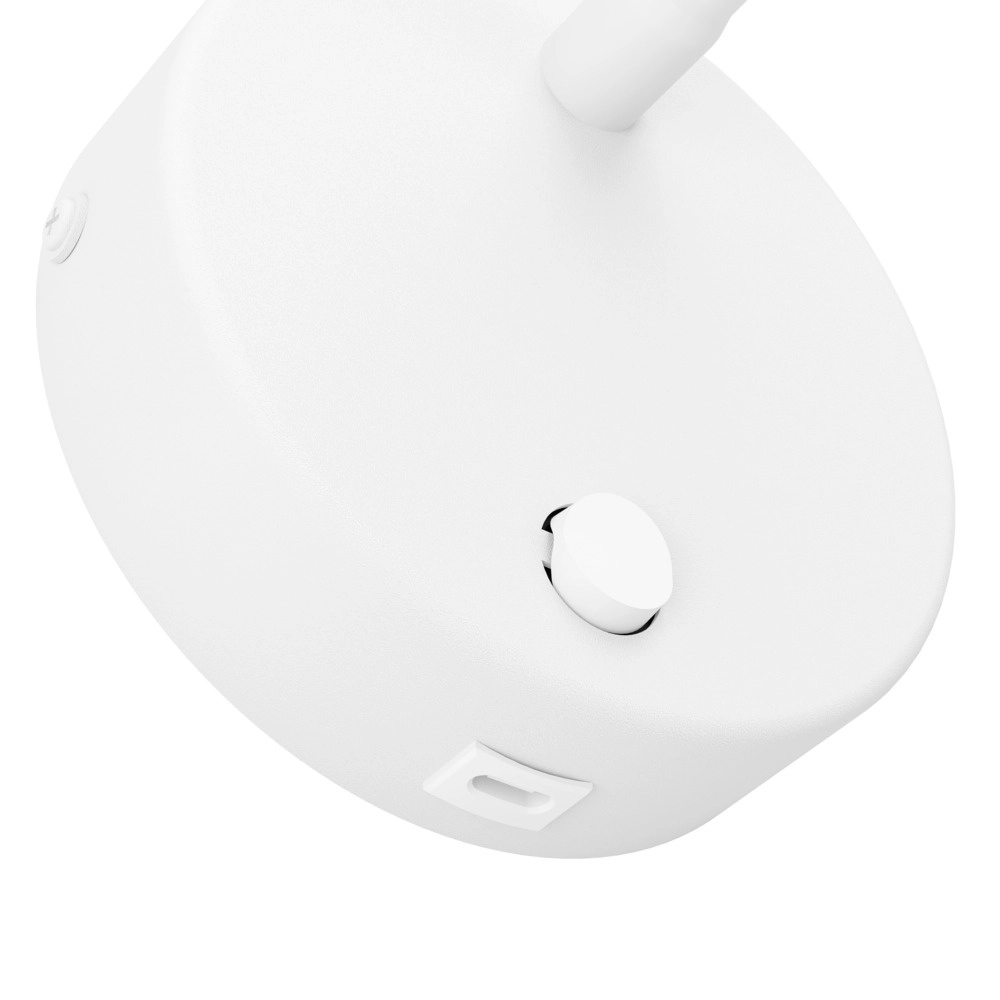 Bedside lamp Olivandino 1 Flexible White Eglo 9008606347797