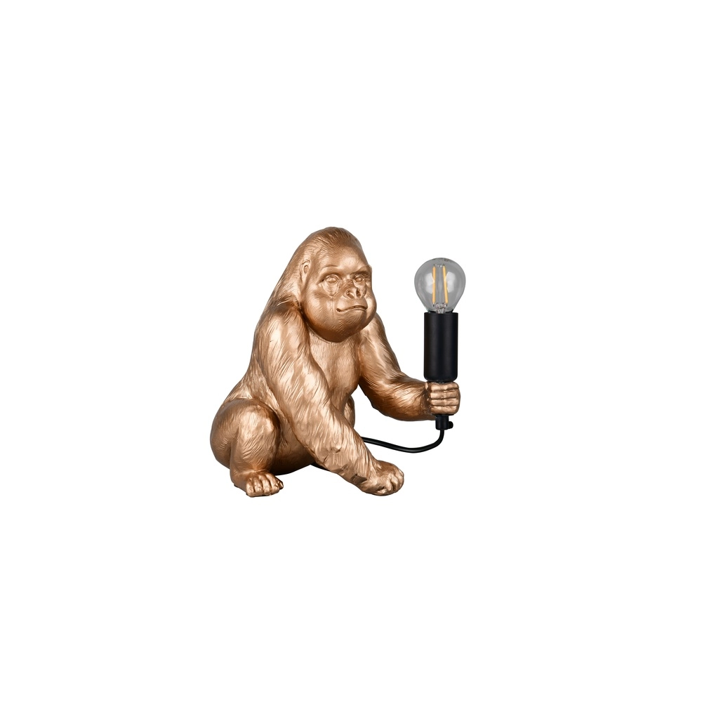 Table lamp Kong monkey gold Trio 4017807668537
