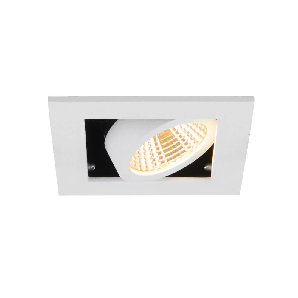 Square LED recessed spotlight Kadux Single 1x Led - white - 3000K SLV 4024163279314