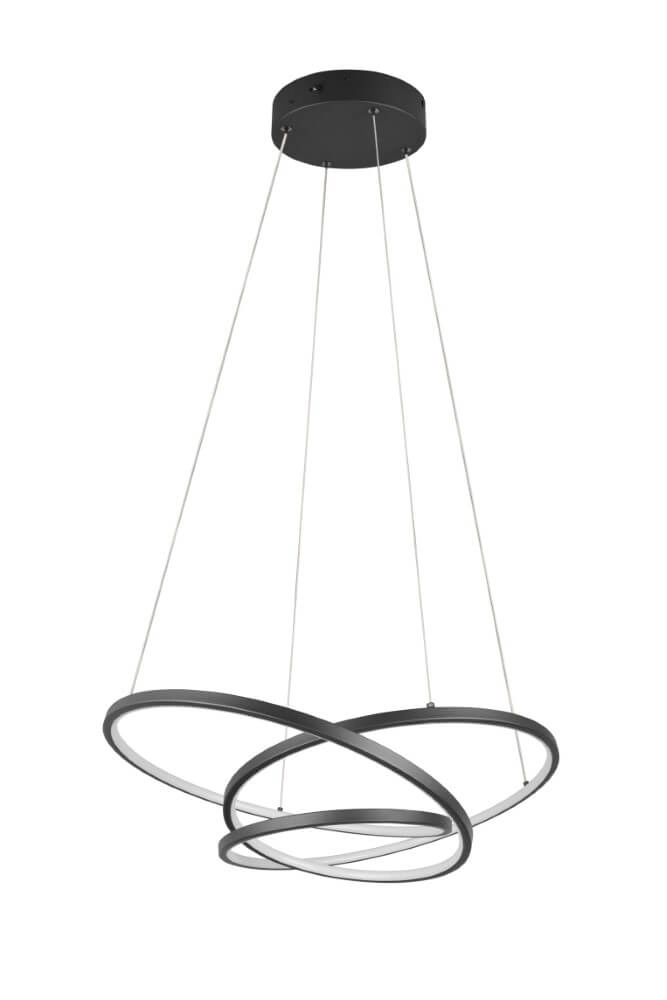 Vide pendant lamp Darvin black - 62cm Trio 4017807616026