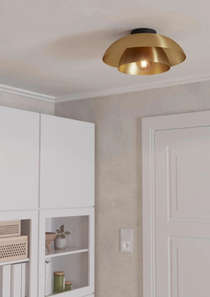 Golden design ceiling lamp Cenciara Ø 40cm Eglo 9008606274383