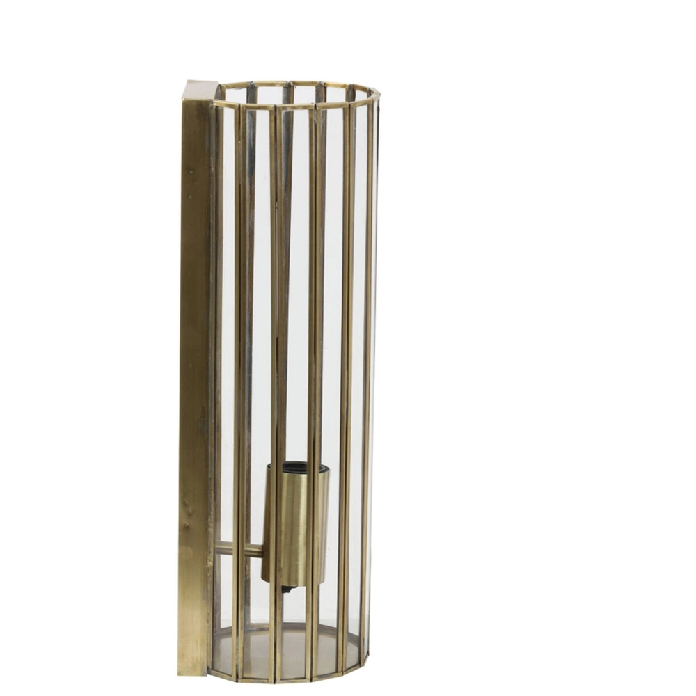Industrial wall lamp StroBy bronze 41cm