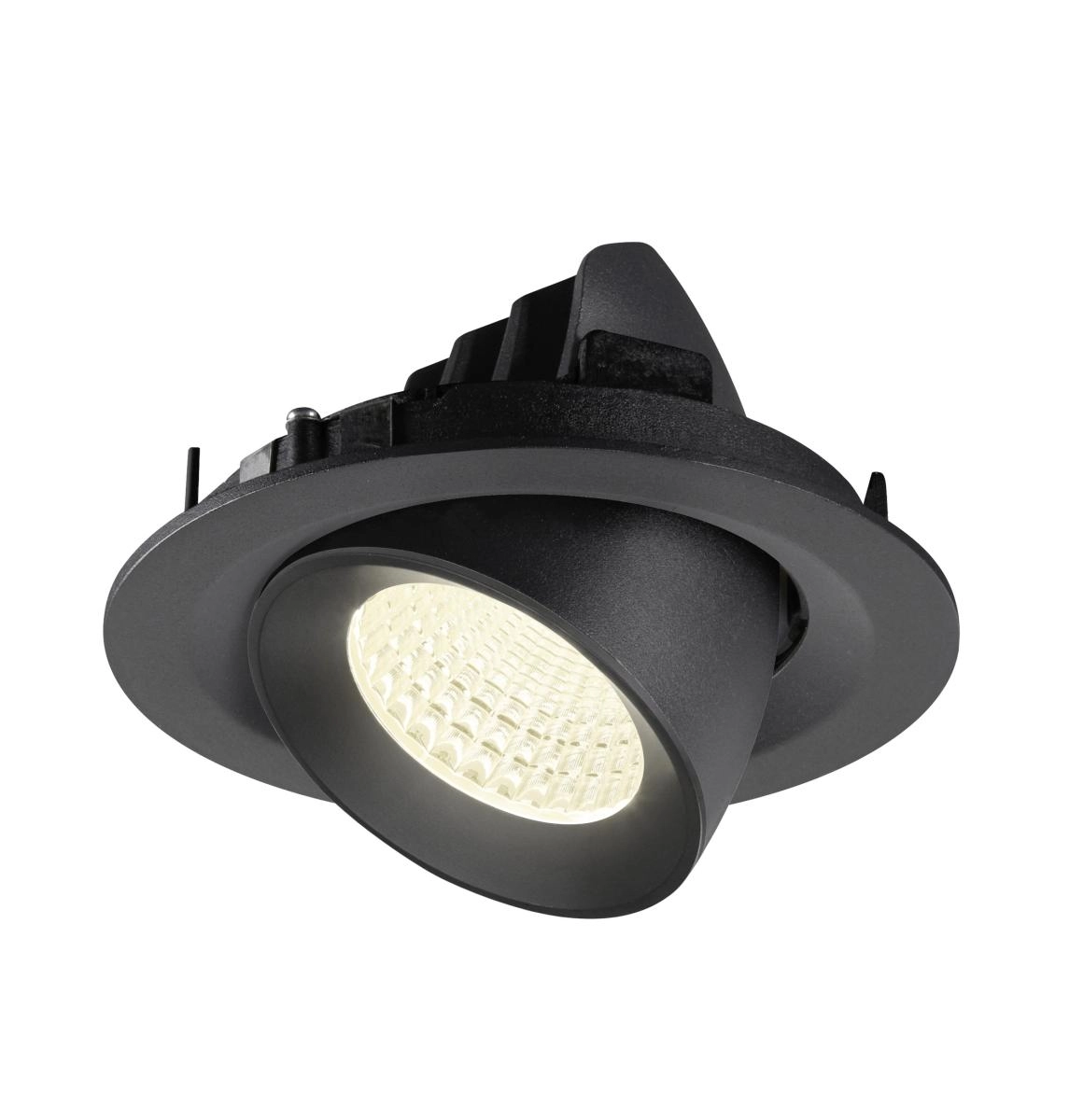 Recessed spotlight Numinos Gimble M black 4000K - 55deg SLV 4024163311717