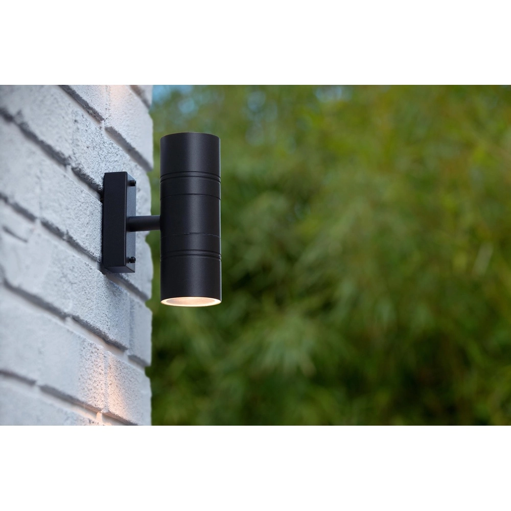 Wall spotlight Arne-Led Up and down black Lucide 5411212143907