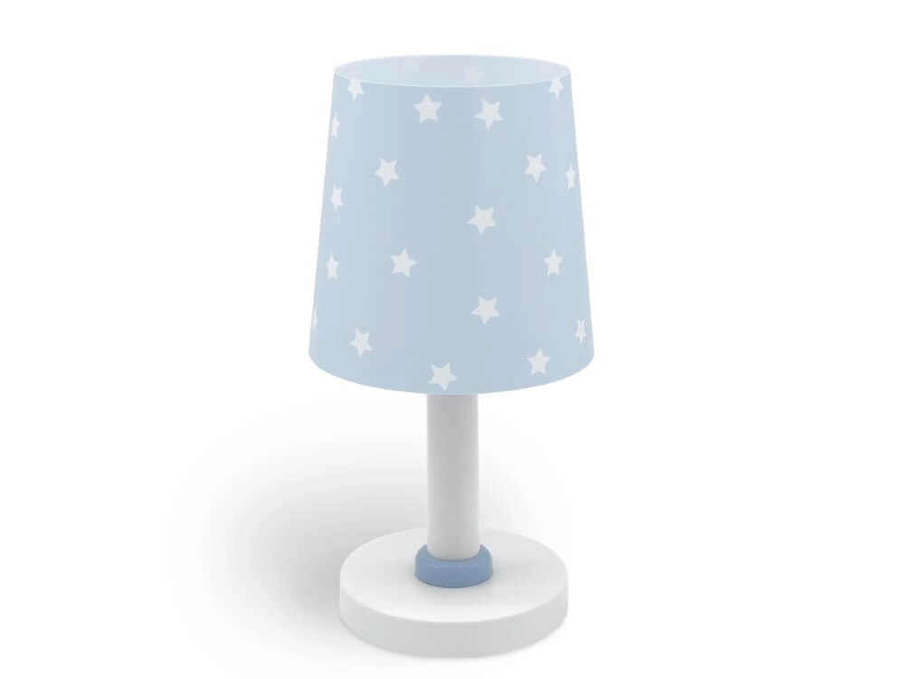 Children's room table lamp Star Light soft blue