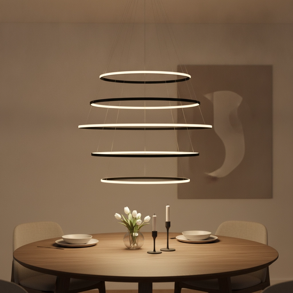 Design pendant lamp Maelo black Ø 120cm