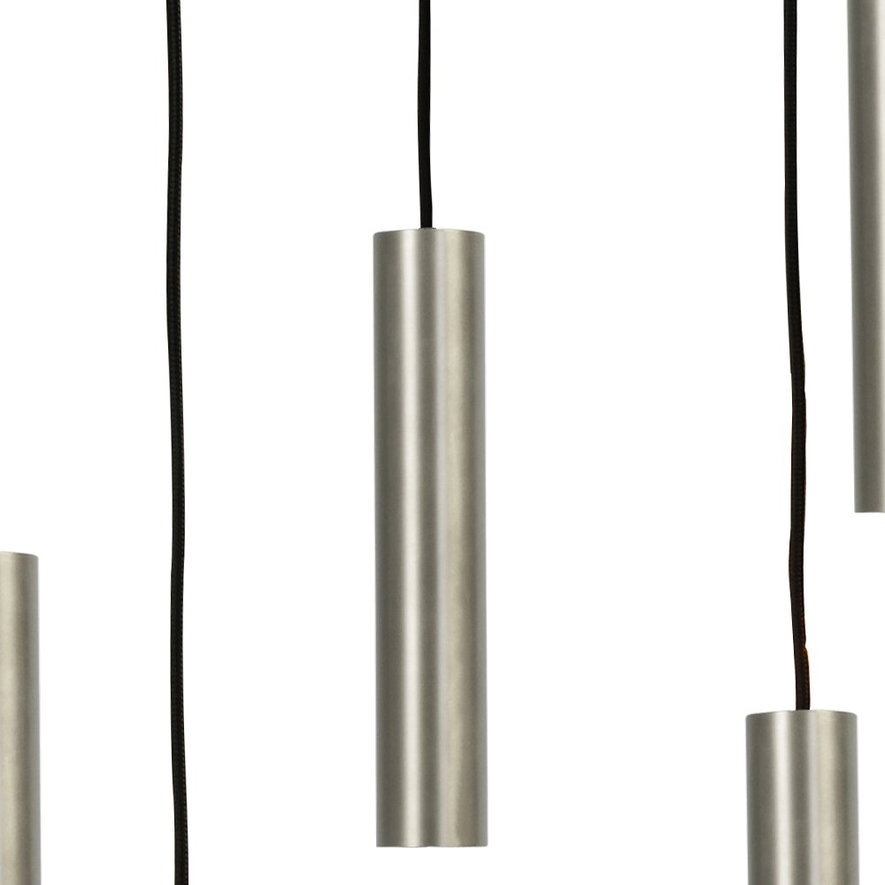 Hanging lamp Run 5-light stainless steel with gunmetal Masterlight 8718121242149
