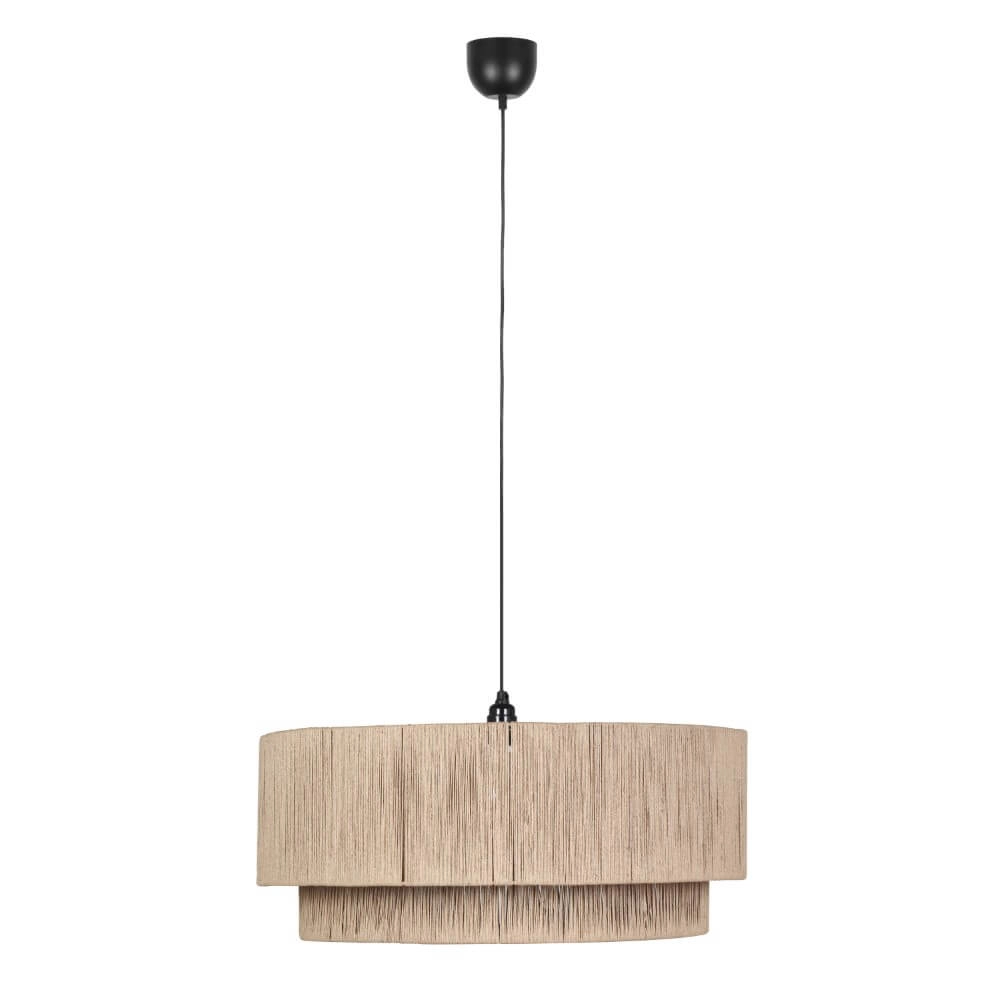 Rope Pendant Light Smilla Ø 60cm Trio 4017807628265
