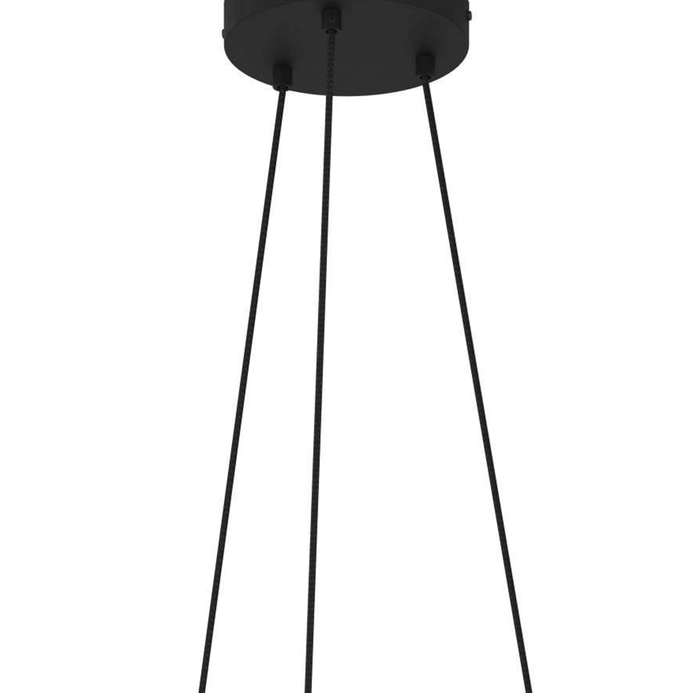 Hanging lamp Edale Ø 70cm - with brown shades Eglo 9002759437817