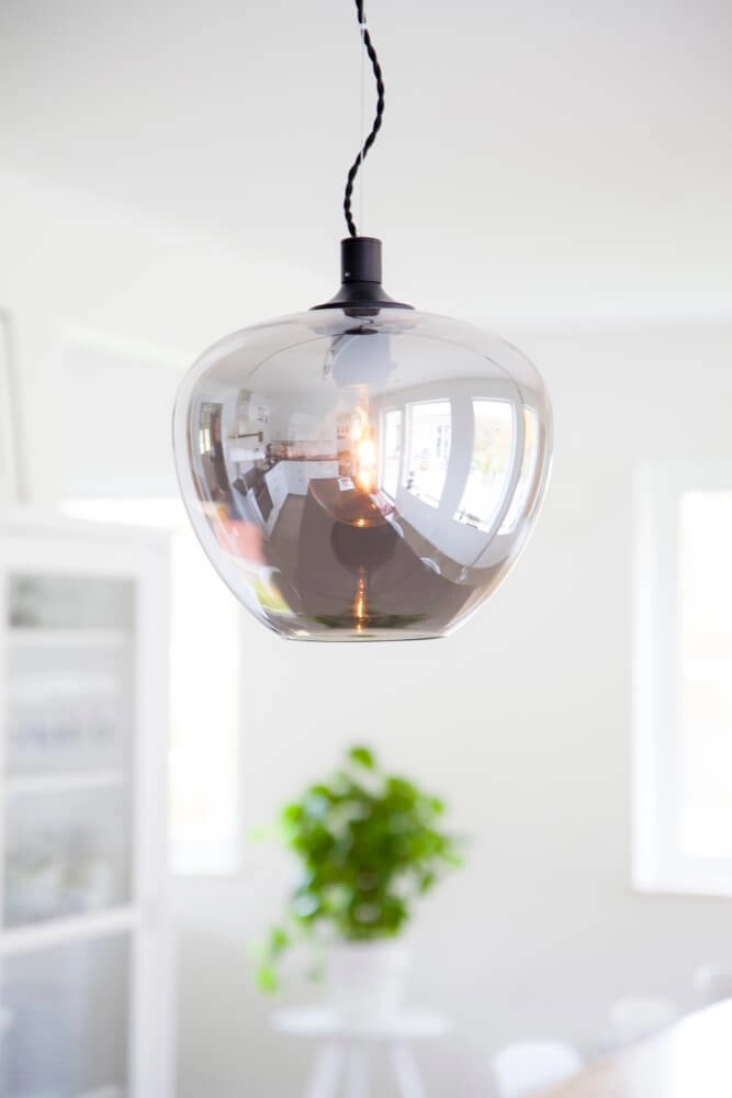 Hanging lamp Bellissimo smoke glass Ø28cm By Rydéns 7391741057013