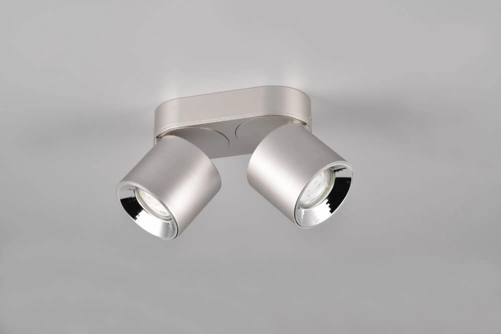 Ceiling light Guayana 2-light nickel Trio 4017807573978