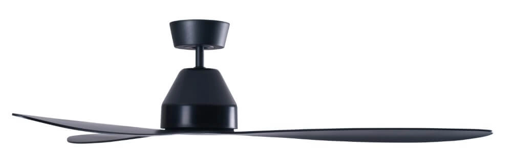 Ceiling fan black without lamp Whitehaven Ø 143cm IP55 Beacon 9333509136446