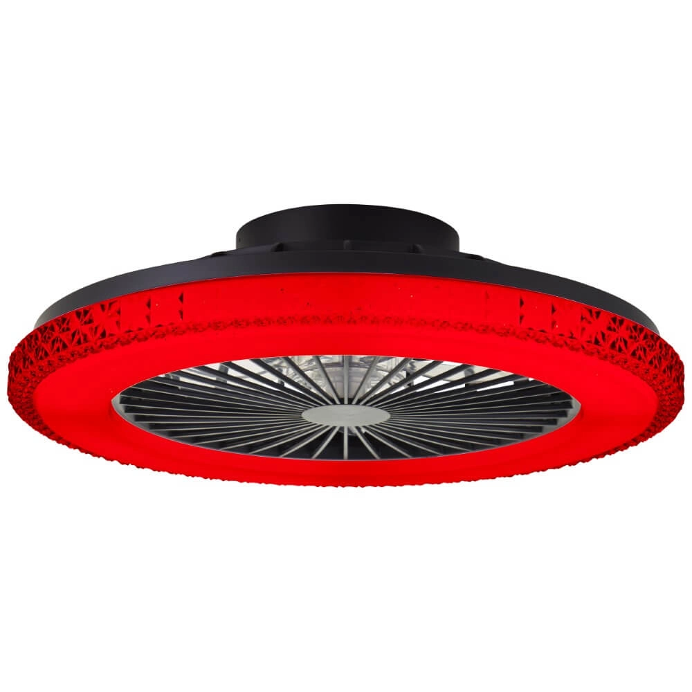 Black fan Badria with RGB function Brilliant 4004353435850