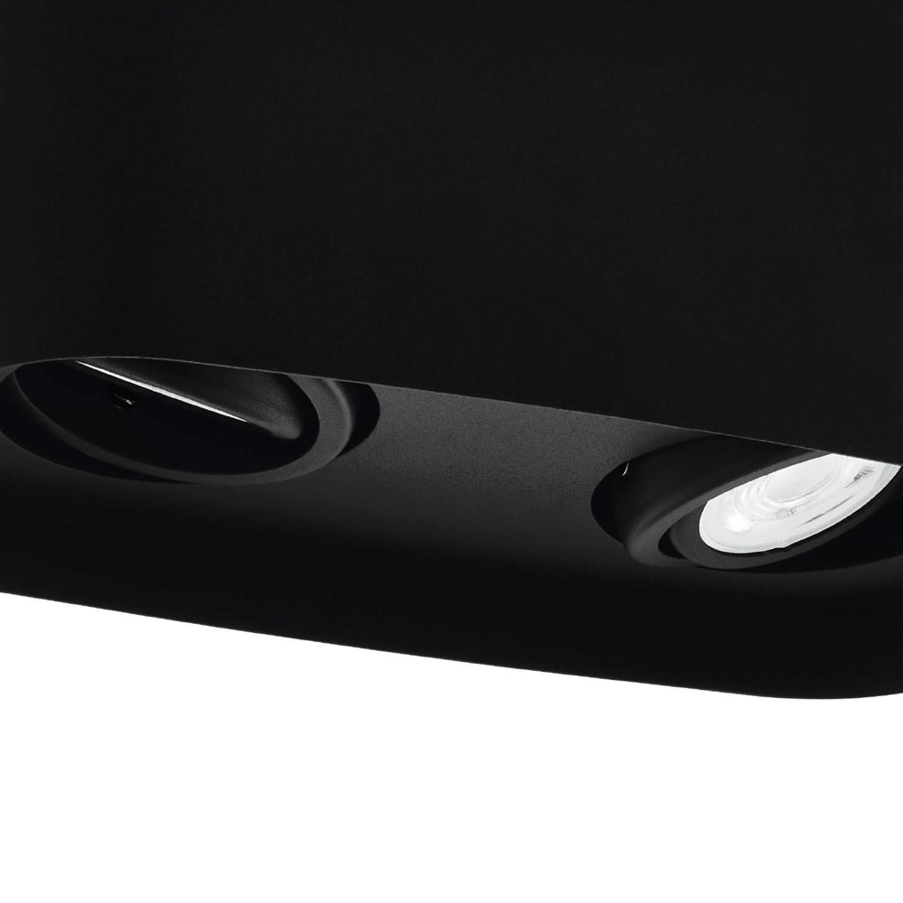 Surface-mounted spotlight Zigbee Caminales-Z 2-light black Eglo 9002759996741