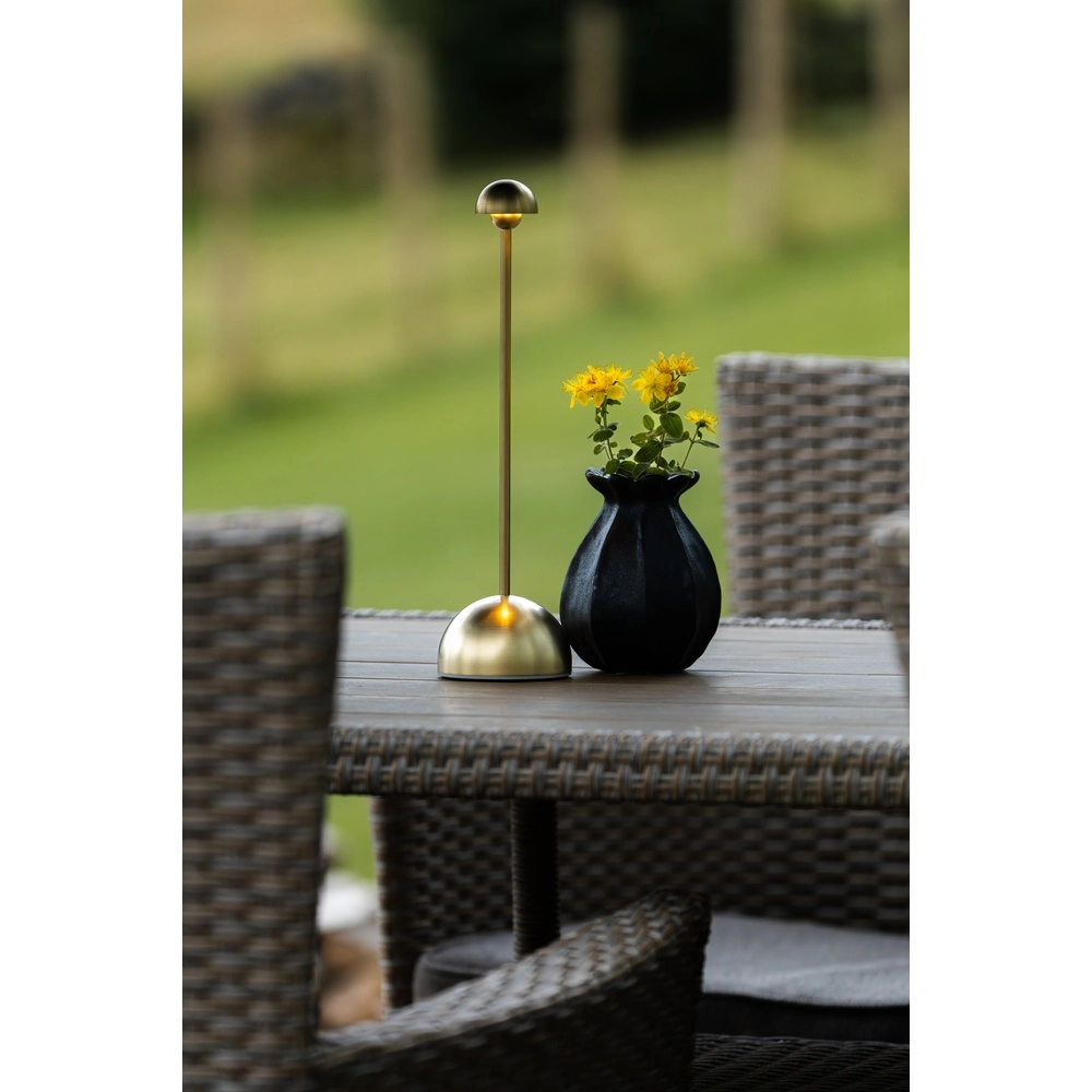 Golden table lamp Bandol Rechargeable KonstSmide 7318300030409