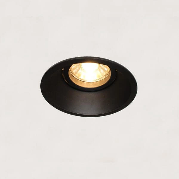 Black recessed spot Candice Ø 8.5cm