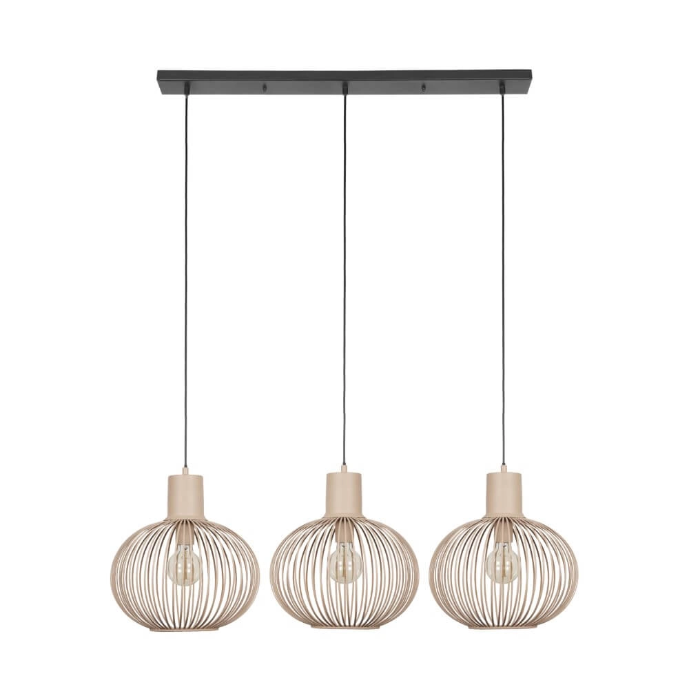 Dining room pendant lamp Gila 3-lights - sand Trio 4017807617580