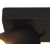 Black surface mounted spot Megano 2 lights Artdelight 8719831735594
