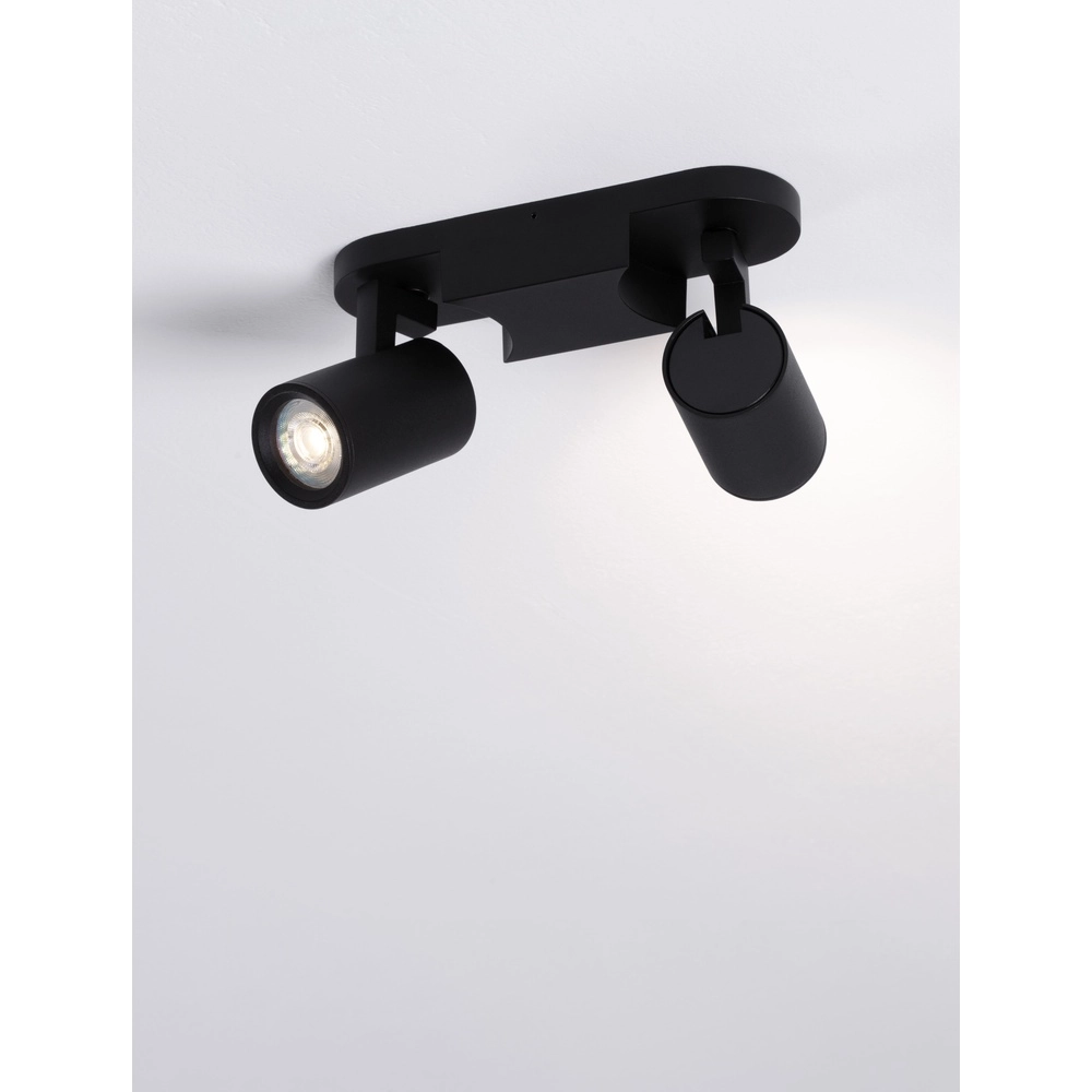 Ceiling spotlight Esto 2-light black