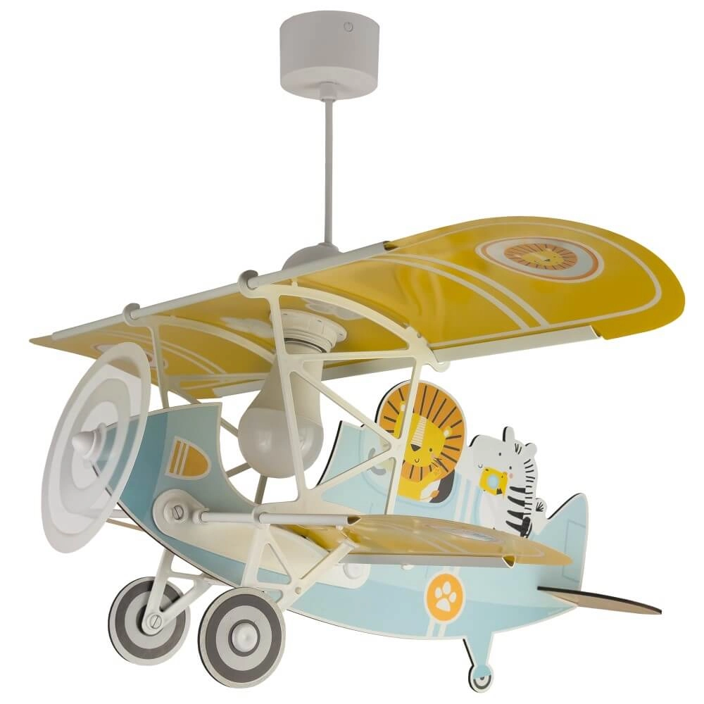 Children's pendant lamp Plane with lion