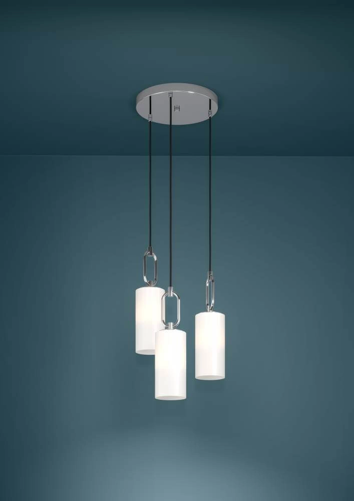 Modern hanging lamp Majana 3-light - glass Stars of Light 9008606235803