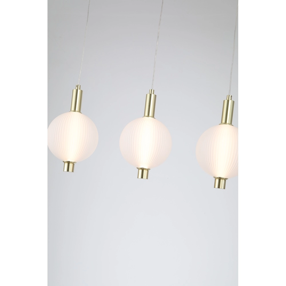 Design pendant lamp Luminique 4-light Searchlight 5053423297224