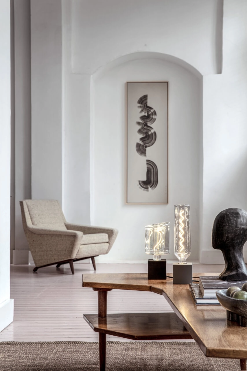 Black table lamp Calexa Circle 8712879147985