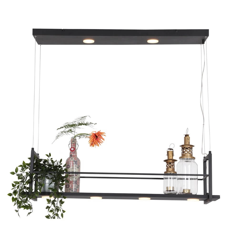 Kitchen hanging lamp Tor black Steinhauer 8712746148282
