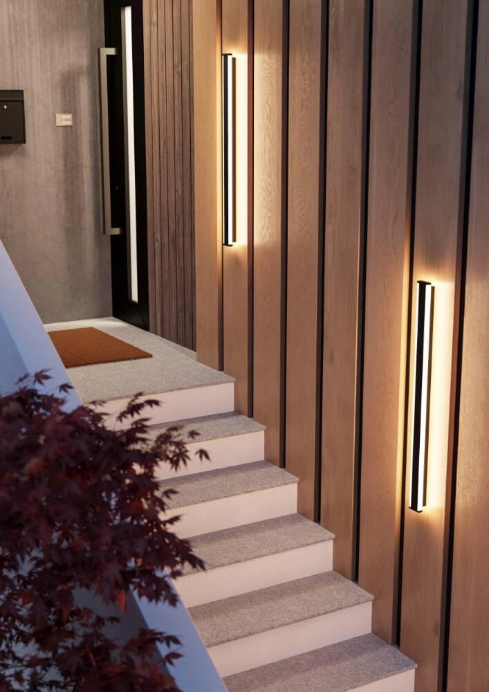 Design wall lamp Neviano 97cm black Eglo 9008606261956