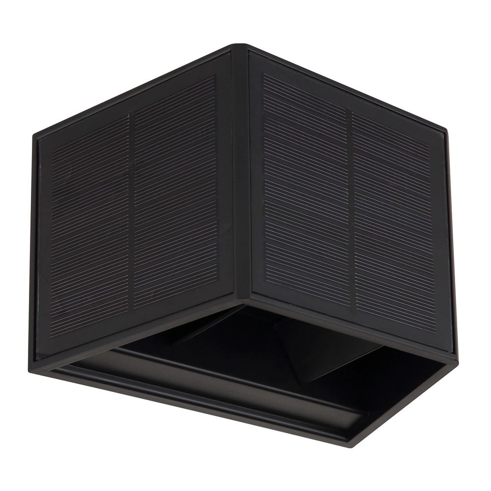 Solar wall lamp Helion Black Globo 9007371448012
