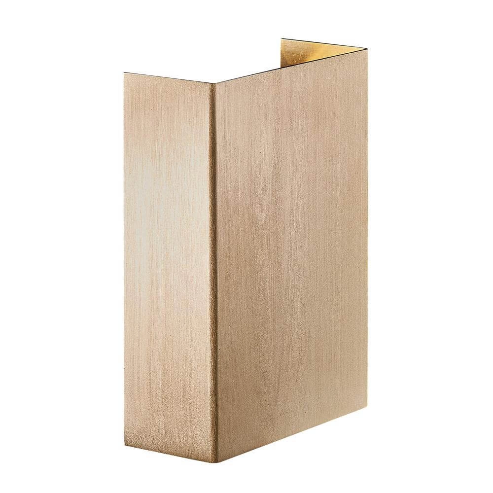 Wall lamp brass Fold Sleek design