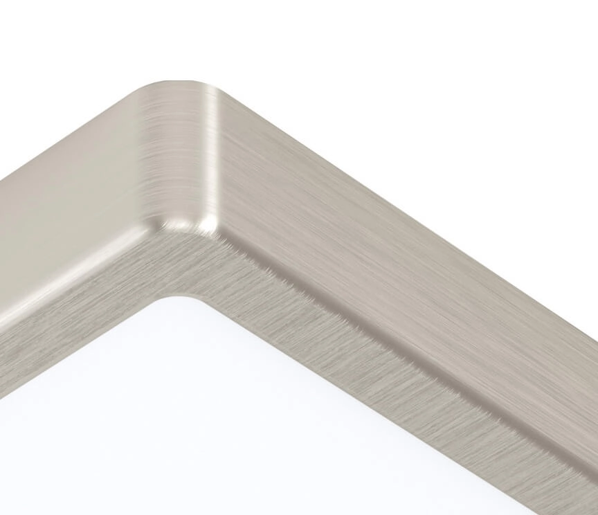 Square ceiling lamp Fueva 5 21cm - 4000K stainless steel Eglo 9002759992538
