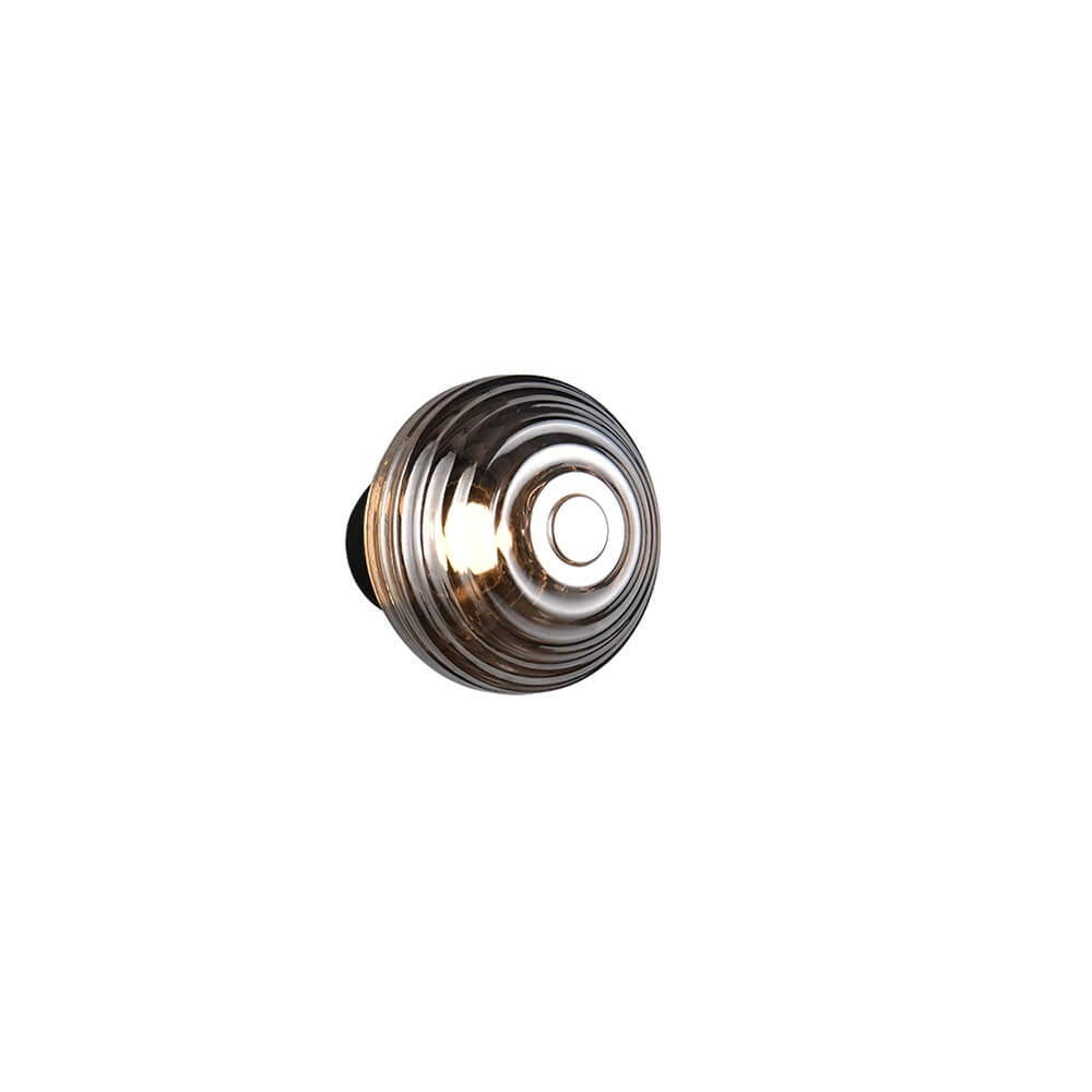 Wall lamp Earl Smoke glass rechargeable Trio 4017807643404