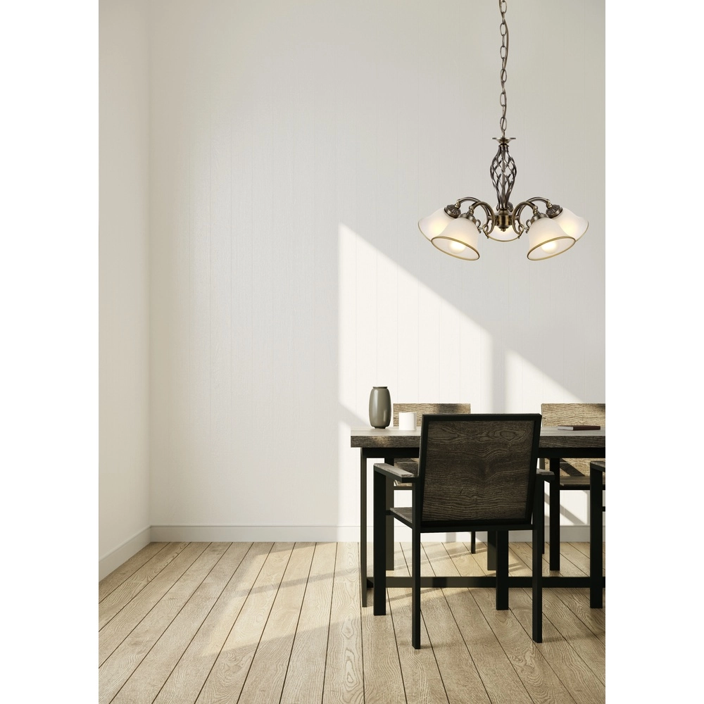Classic pendant lamp Odin 5-light Globo 9007371309696