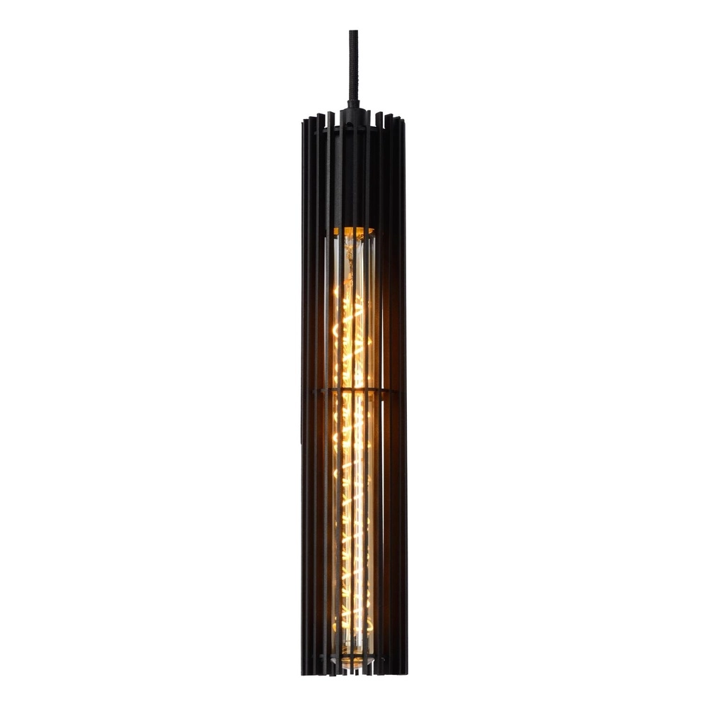Design pendant lamp Lionel 5-light black Lucide 5411212730435