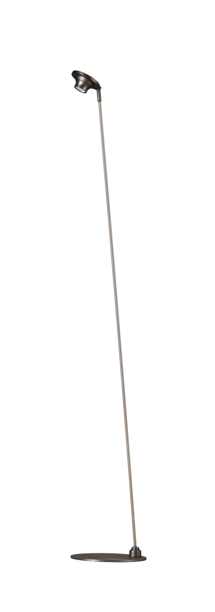 Modern reading lamp Angelique black nickel