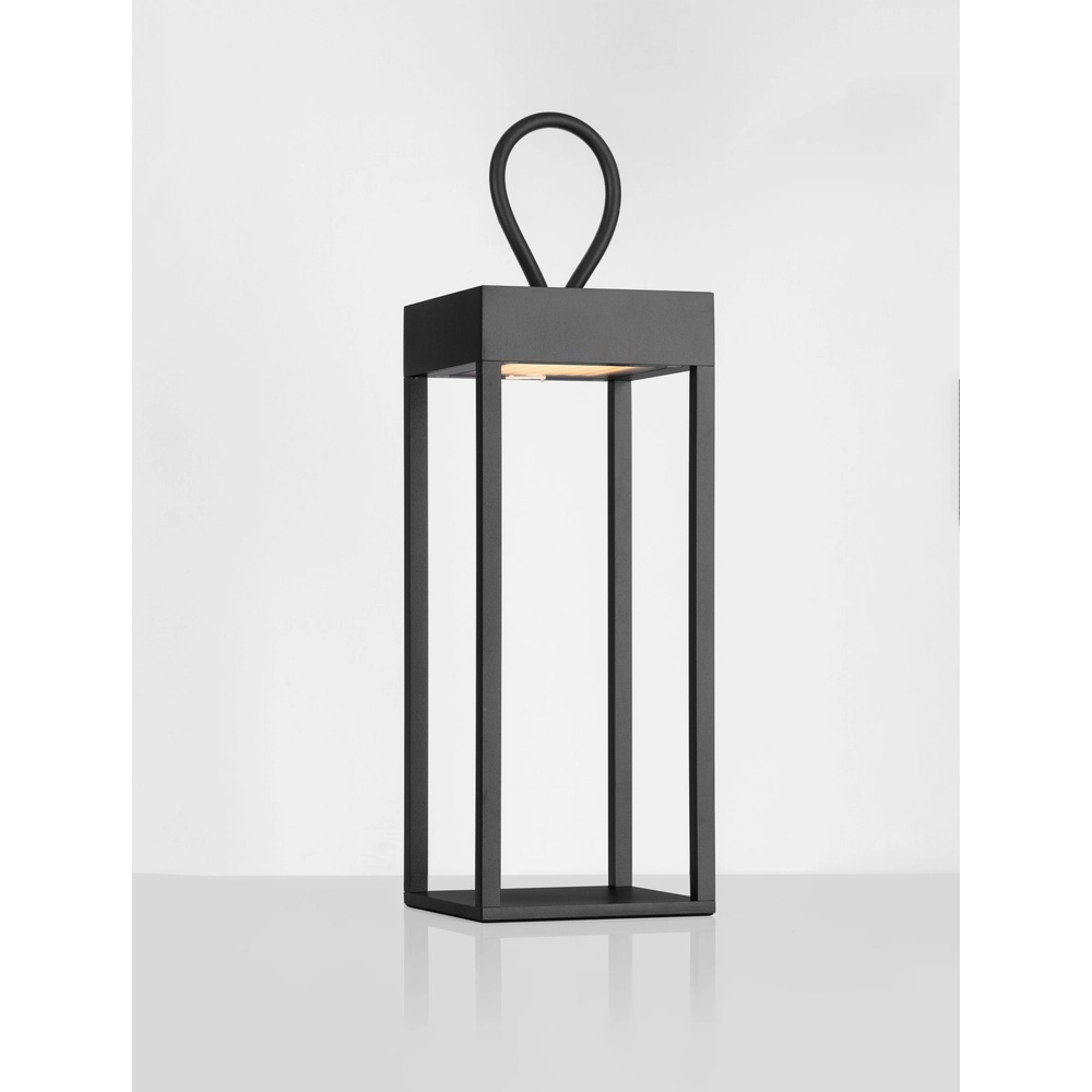 Black table lamp Lucia Rechargeable Lyora 5212017448224