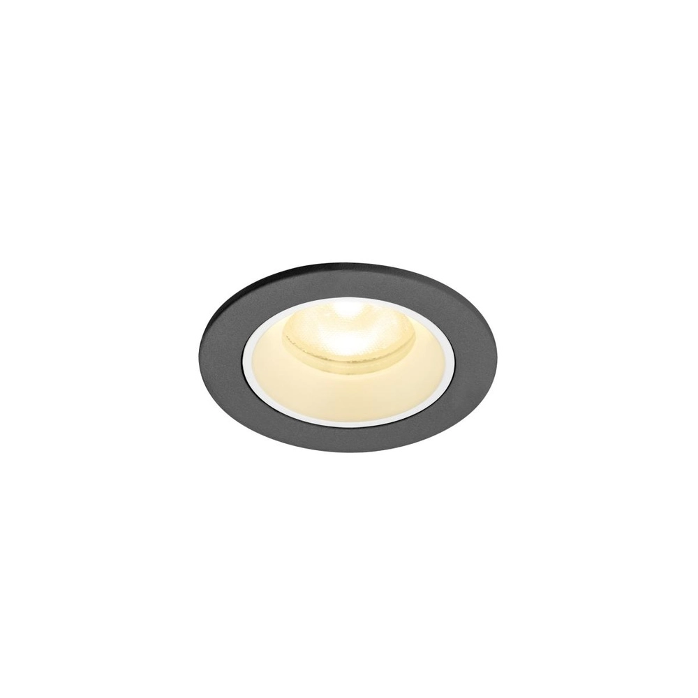 Recessed spotlight Numinos XS black/white 3000K - 55deg