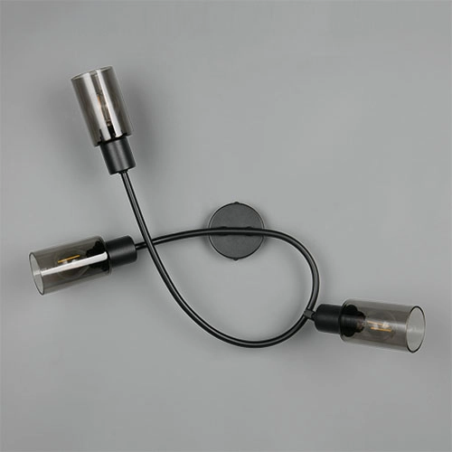 Design ceiling lamp Mars 3-light black Trio 4017807670493