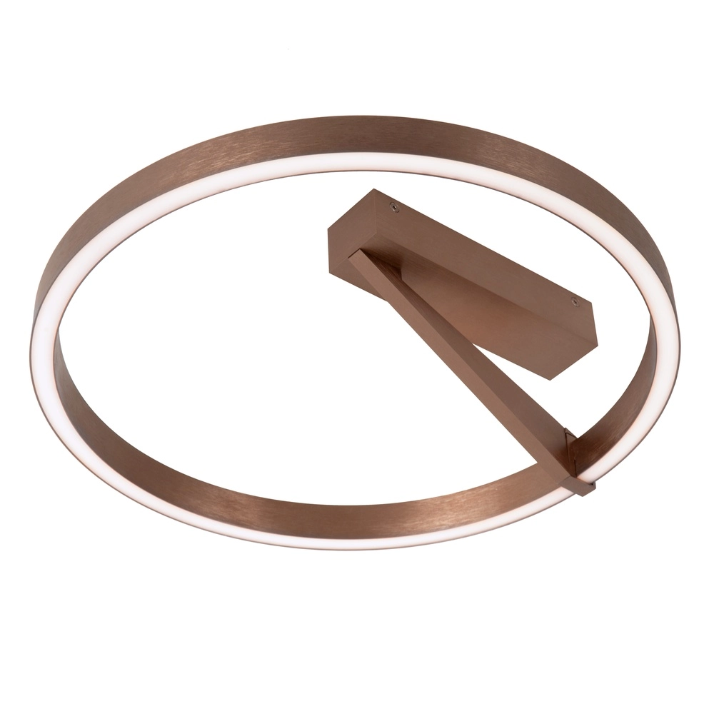 Design ceiling lamp Applause Ø 40cm - coffee brown - with remote control Premium by Lucide 5411212221797