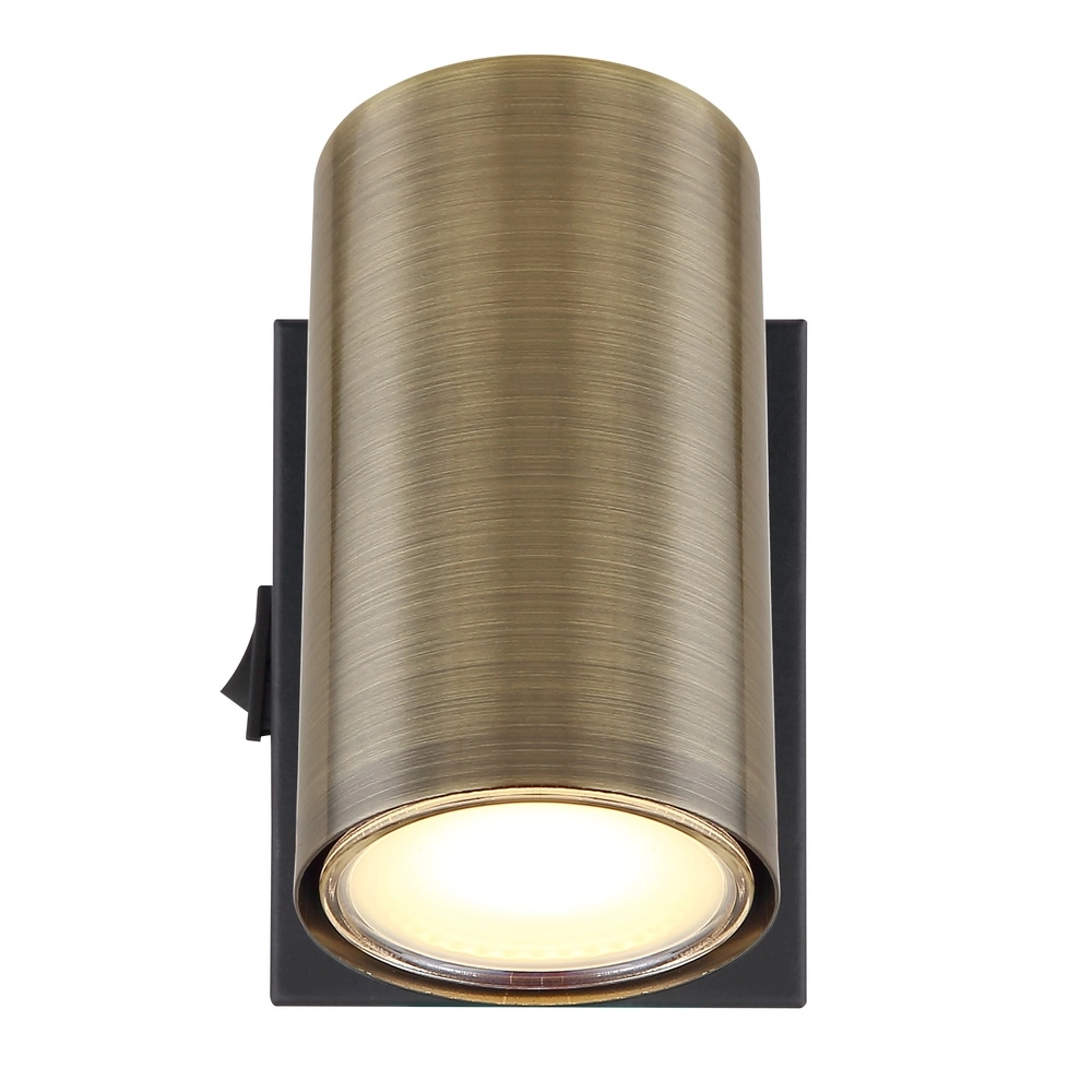 Surface-mounted spot Robby black with bronze Globo 9007371436989