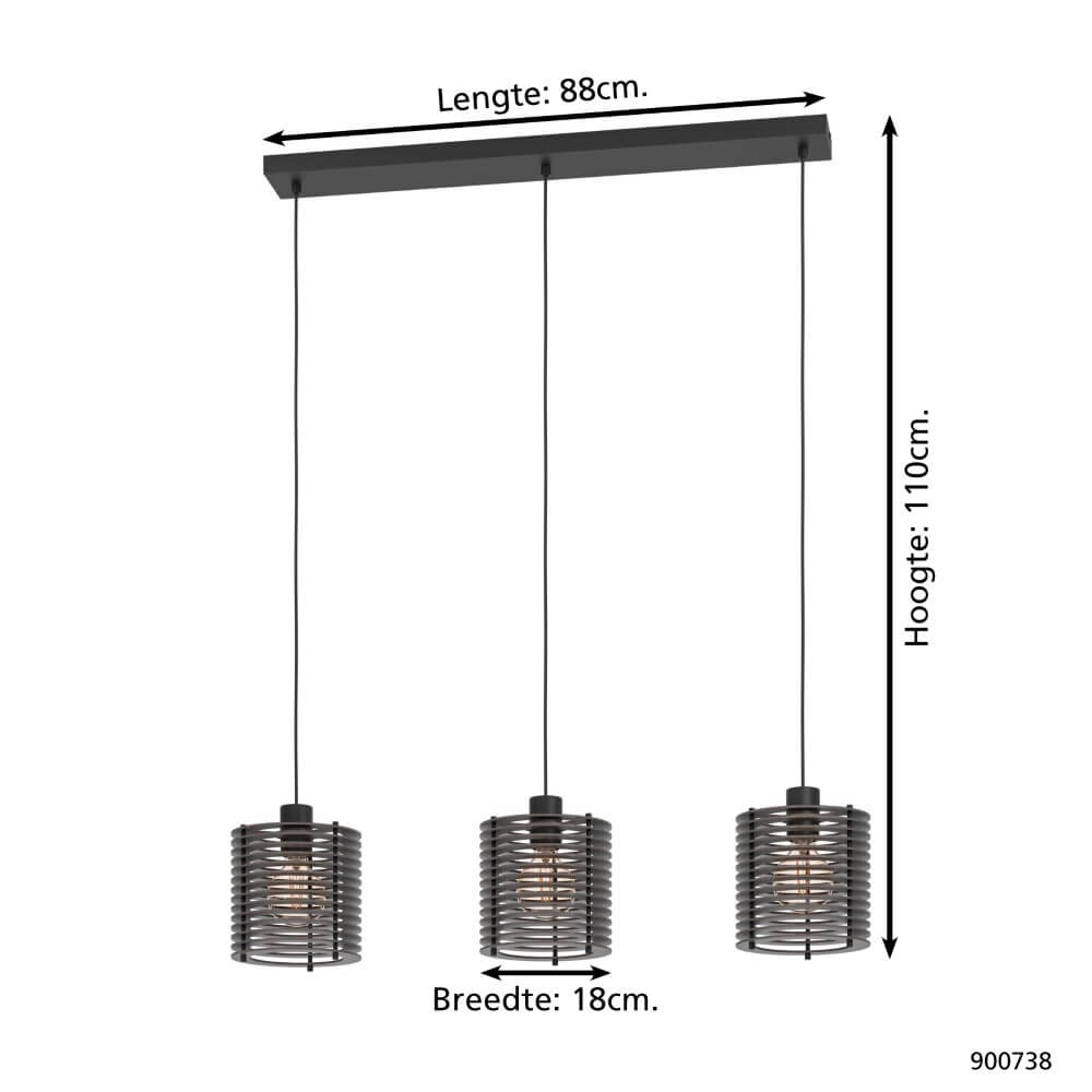 Industrial pendant lamp Segovia Eglo 9008606267132
