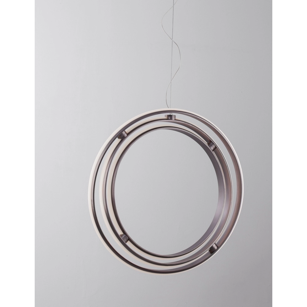 Pendant lamp Pertone S Ø 50cm black with purple glow Lyora 5212017419699