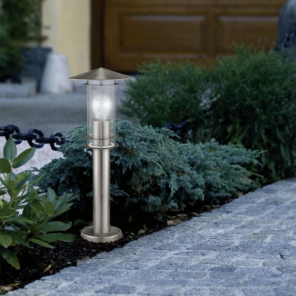 Floor garden lamp Lisio 50cm stainless steel Eglo 9002759301873